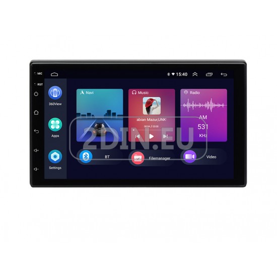 УНИВЕРСАЛНА  7" МУЛТИМЕДИЯ ЗА КОЛА GPS android 16 + CARPLAY